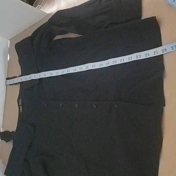 Shein Black Button Down Cold Shoulder, Long Sleeve, Size 2 / XS, New Condition - Picture 8 of 8